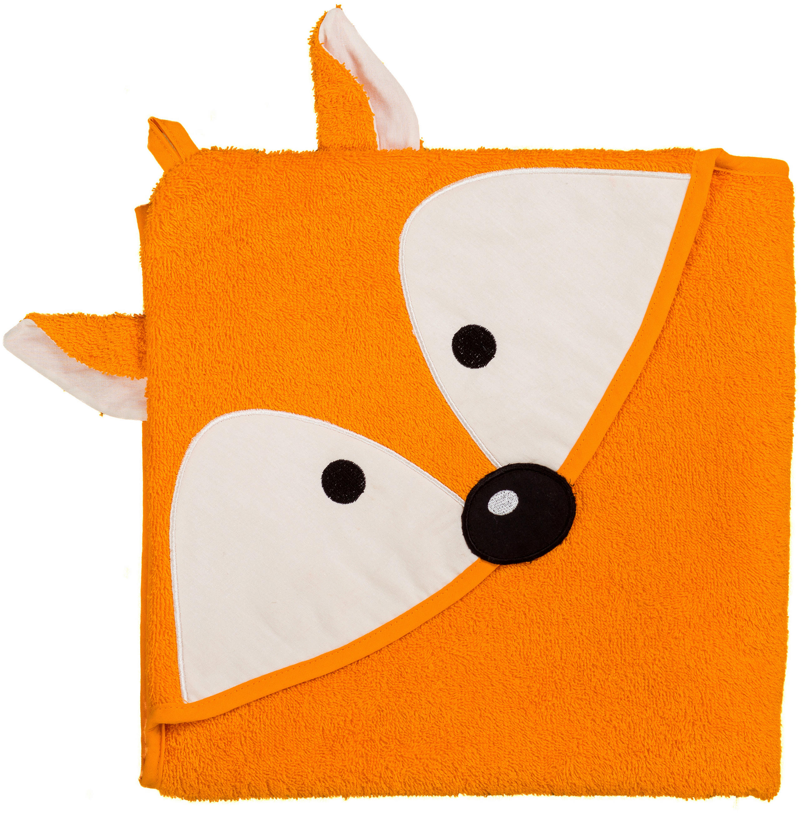 XXXLutz Kapuzenbadetuch Fuchs Natur 100x100 cm