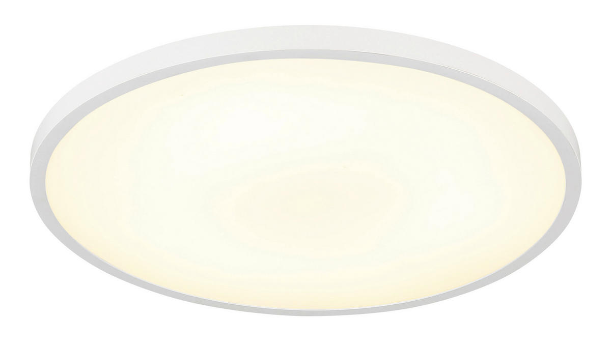 STROPNA LED-SVETILKA  NIELSEN //4000 K/230 V/ - bela, Konvencionalno, umetna masa (30/3,5cm) - Globo