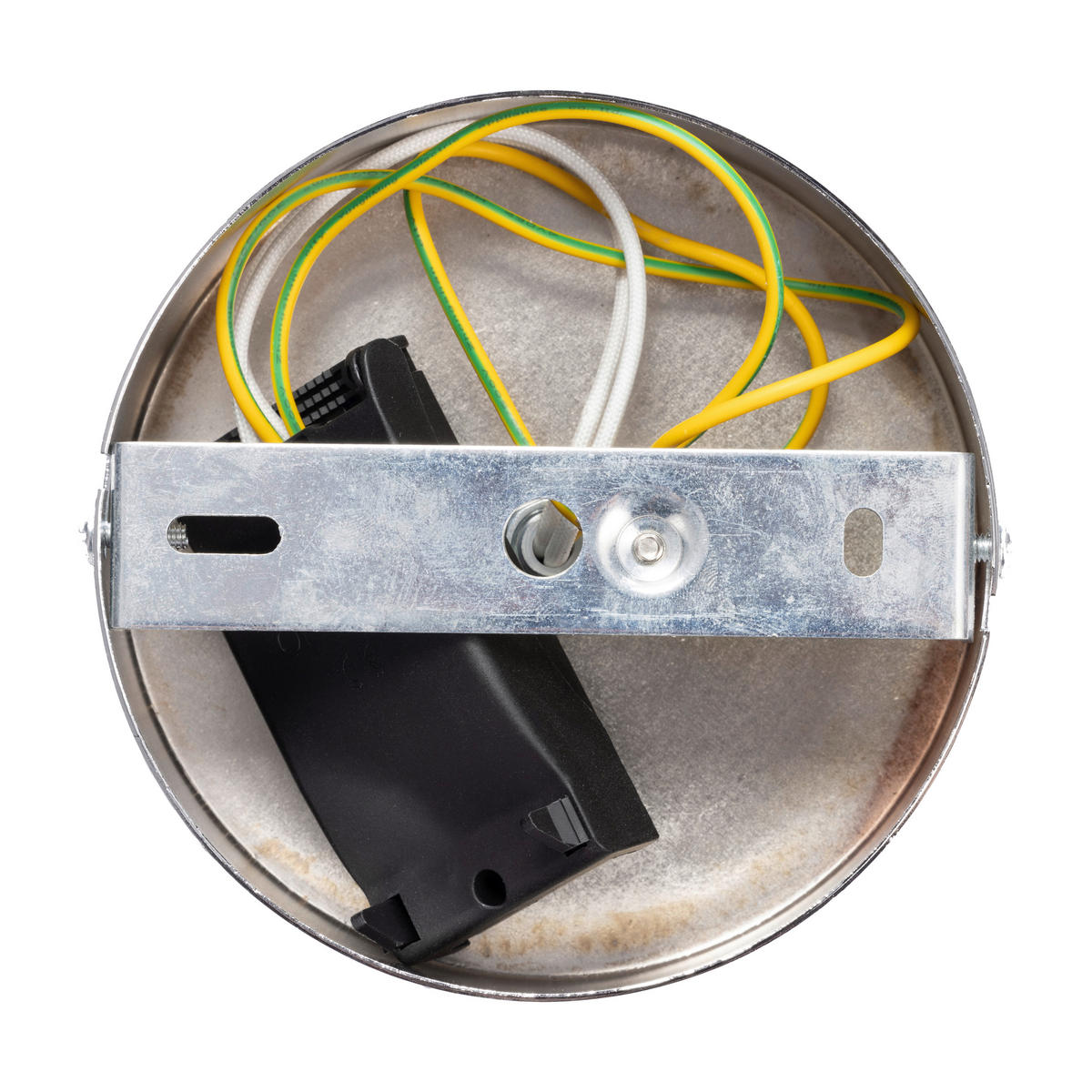 STROPNÍ SVÍTIDLO, 49/43 cm  - čiré, Konvenční, kov/sklo (49/43cm) - Glandor