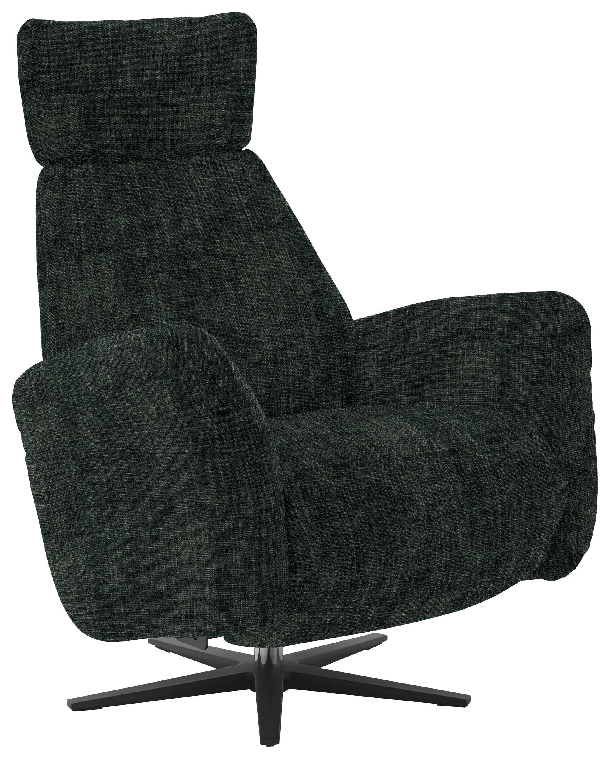 RELAXSESSEL in Textil Waldgrün  - Waldgrün/Schwarz, Design, Textil/Metall (78/113/90cm) - Dieter Knoll
