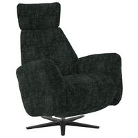 RELAXSESSEL in Textil Waldgrün  - Waldgrün/Schwarz, Design, Textil/Metall (78/113/90cm) - Dieter Knoll