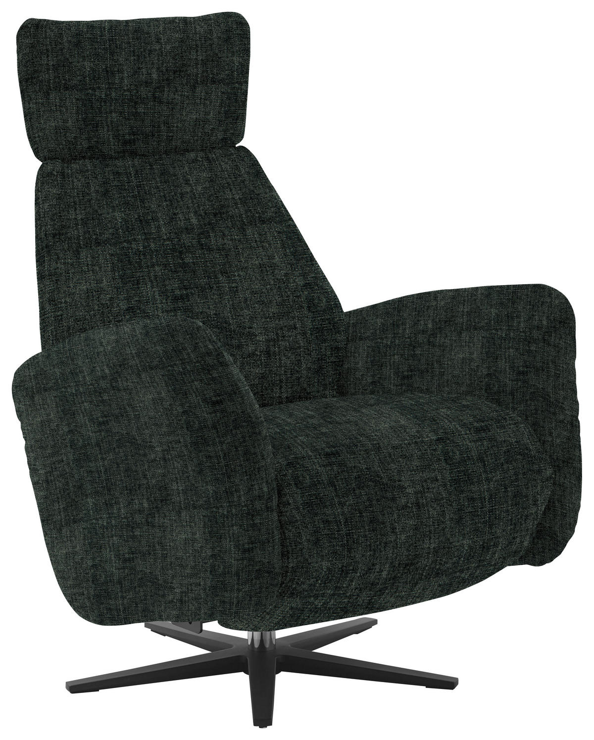 RELAXSESSEL in Textil Waldgrün  - Waldgrün/Schwarz, Design, Textil/Metall (78/113/90cm) - Dieter Knoll