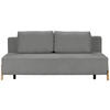 SCHLAFSOFA in Textil Grau  - Naturfarben/Grau, Design, Holz/Textil (211/88/102cm) - Niels Andersson