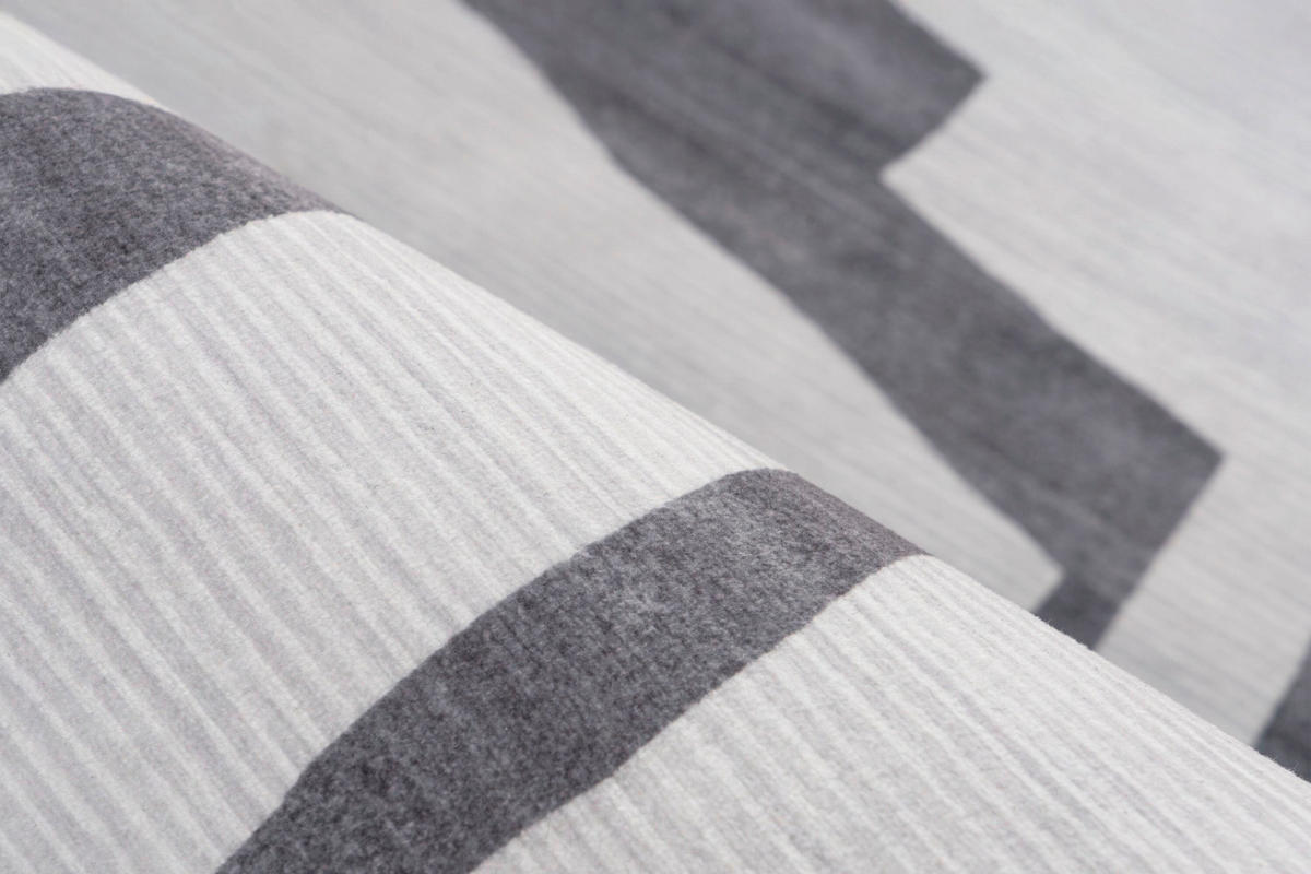 FLACHWEBETEPPICH 200/290 cm Silberfarben rechteckig  - Silberfarben, Basics, Textil (200/290cm) - Kayoom