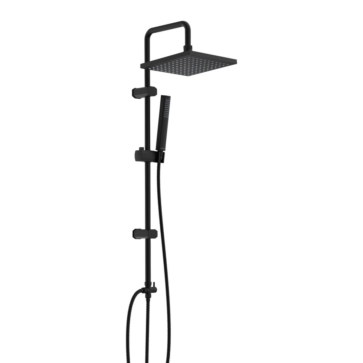 Überkopfbrauseset Tokyo  - Schwarz, Metall (34/99/5,5cm) - Schütte