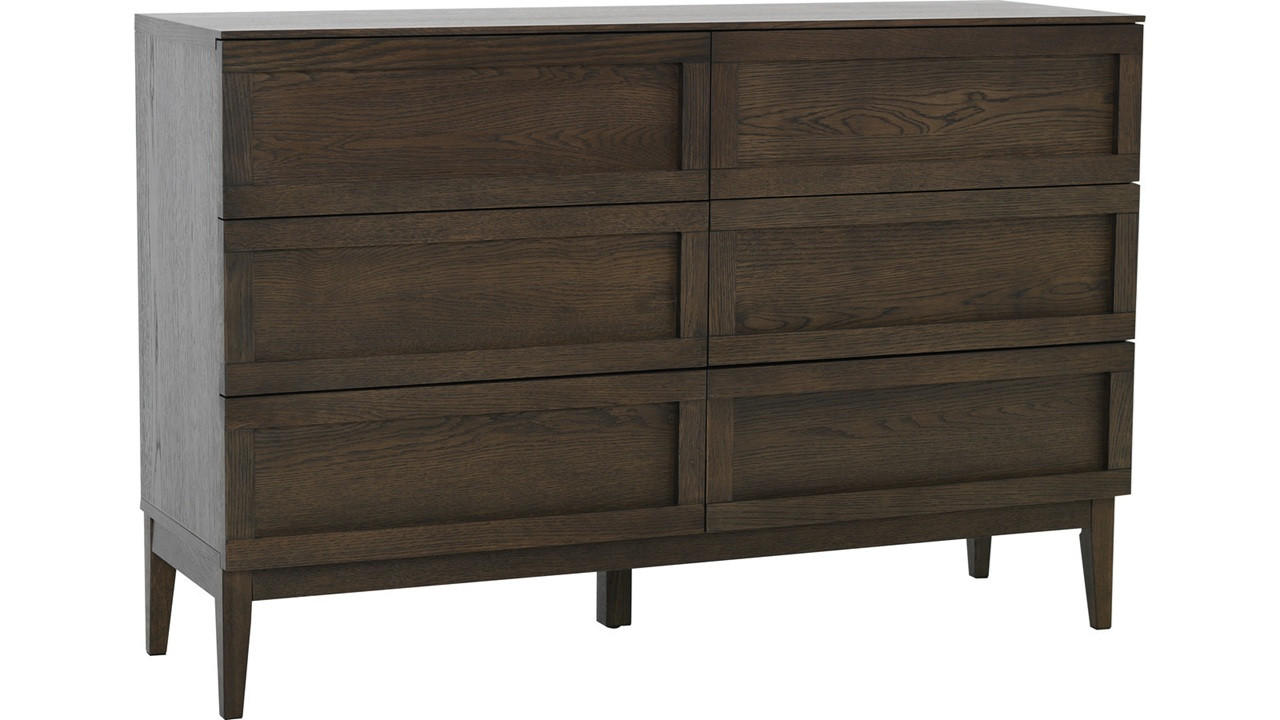 BYRÅ 135/89/42 cm  - mörkbrun, Design, trämaterial/trä (135/89/42cm) - Best Price