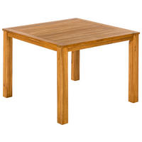 GARTENTISCH Holz Akaziefarben rechteckig  - Akaziefarben, ROMANTIK / LANDHAUS, Holz (110/110/75cm) - Gardenson