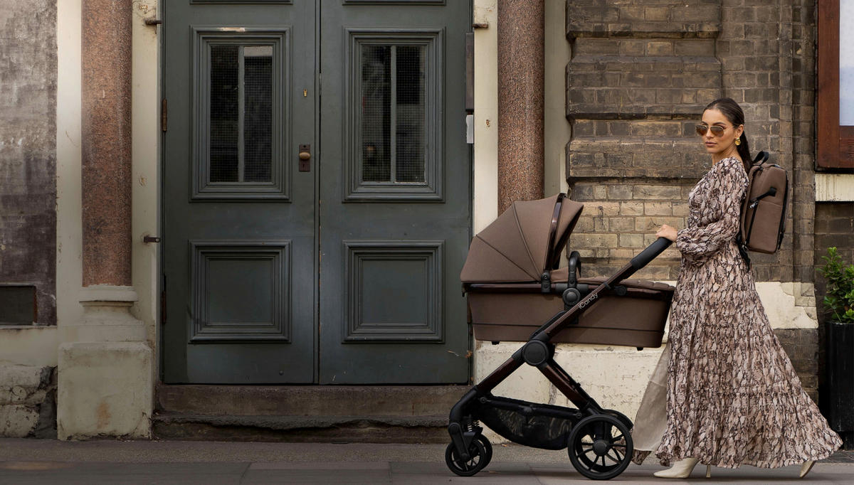 DJEČJA KOLICA  PEACH 7  - bež/smeđa, Basics, tekstil/plastika (70/61/29cm) - ICANDY