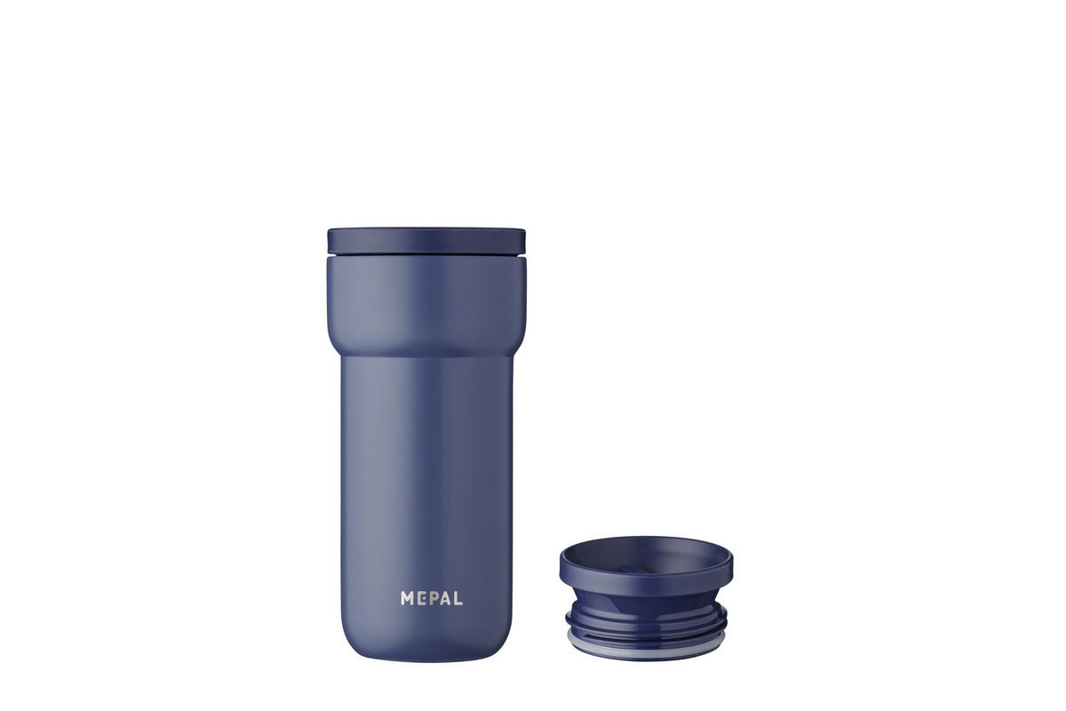 TERMOHRNČEK  0,375 l - tmavomodrá, Basics, kov/plast (8,4/17,8cm) - Mepal