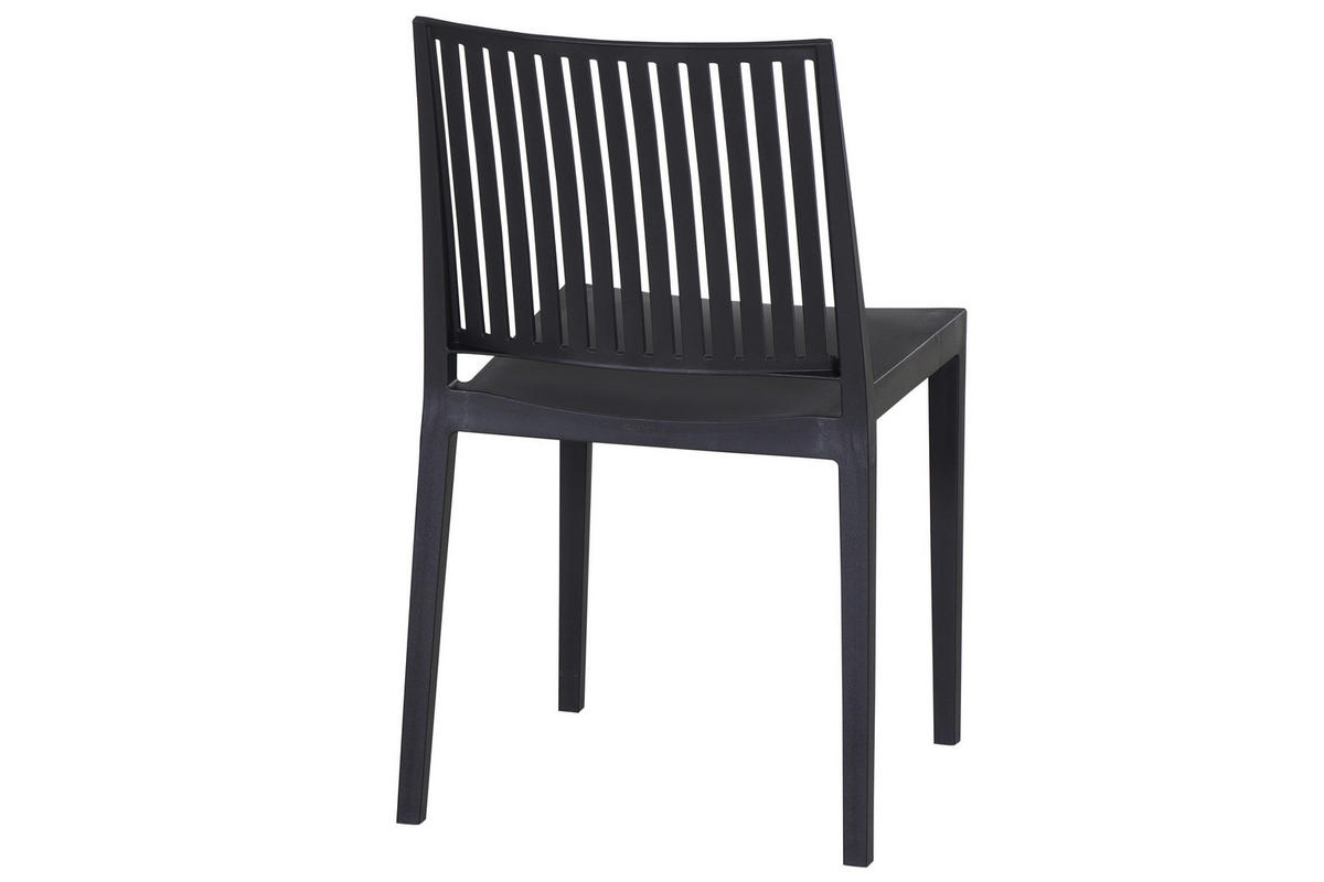 STAPELSTUHL Anthrazit  - Anthrazit, Basics, Kunststoff (57/80/56cm) - Siena Garden
