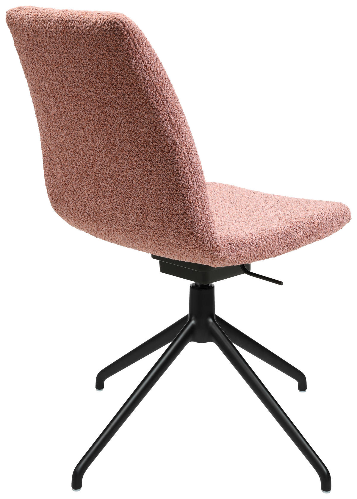 STUHL  in Aluminium Flachgewebe  - Schwarz/Rosa, Design, Textil/Metall (46/85-88/55cm) - Johann Jakob