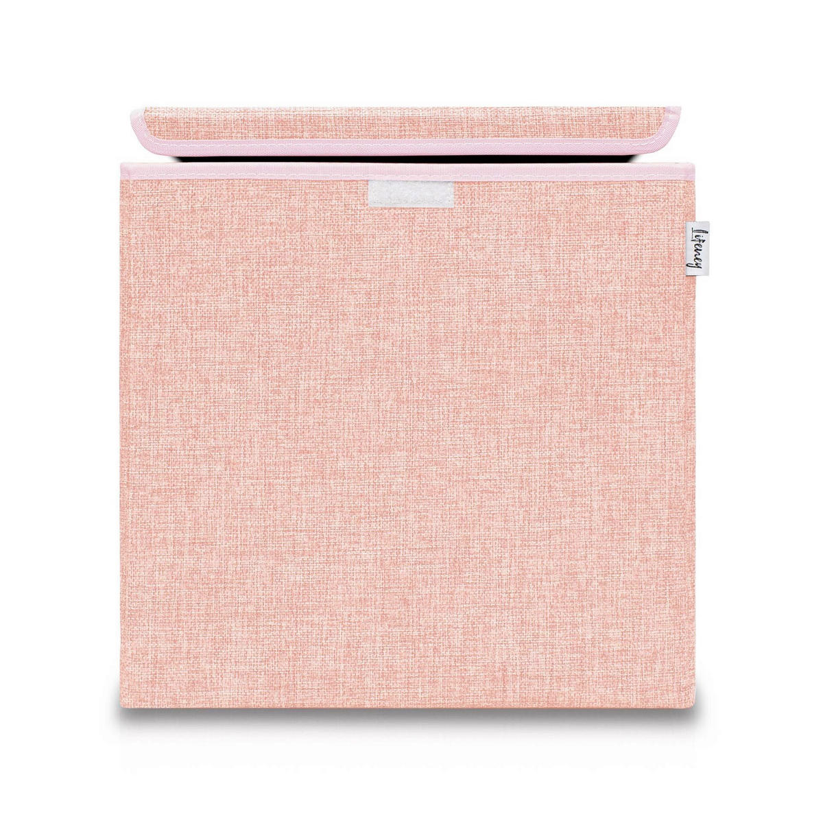 AUFBEWAHRUNGSBOX  - Rosa, Basics, Kunststoff/Textil (36/36/51cm) - Lifeney