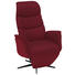 RELAXSESSEL in Leder Rot - Rot/Schwarz, Design, Leder/Metall (77/114/86cm) - Welnova RELAXSESSEL in Leder Rot - Rot/Schwarz, Design, Leder/Metall (77/114/86cm) - Welnova