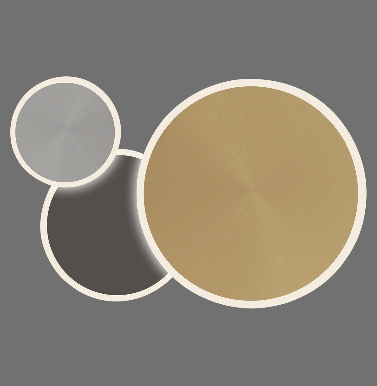 LED-DECKENLEUCHTE 65/40/5 cm    - Design, Metall (65/40/5cm)