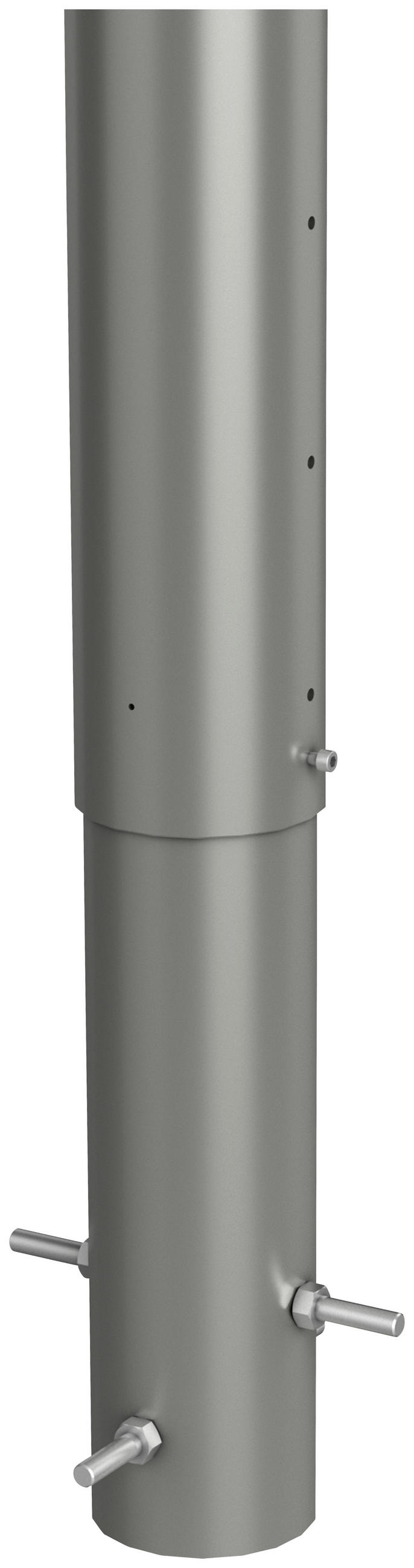 STEHER zum Einbetonieren - Grau, Basics, Metall (40/95-120/40cm) - Biohort