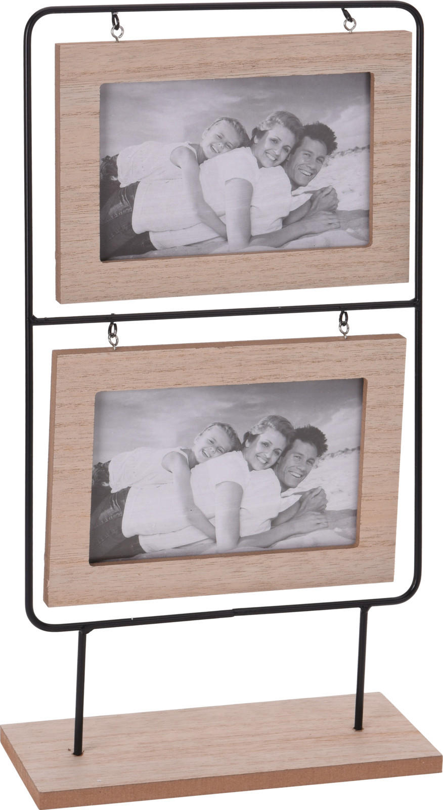 RÁM NA FOTOGRAFIE, 2, 7.8/38.7/21 cm - Basics, kov/drevo (7.8/38.7/21cm)