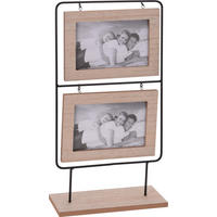 RÁM NA FOTOGRAFIE, 2, 7.8/38.7/21 cm - Basics, kov/drevo (7.8/38.7/21cm)