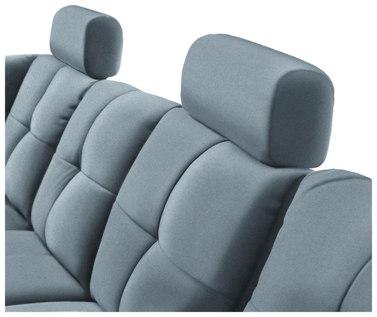KOPFSTÜTZE FIX - Blau, KONVENTIONELL, Textil (56/12/20cm) - Hom`in