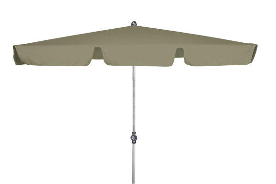 SONNENSCHIRM 180x120 cm Taupe  - Taupe/Alufarben, KONVENTIONELL, Textil/Metall (180/120cm) - Doppler
