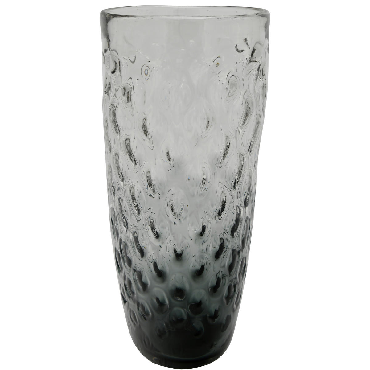 VÁZA, sklo, 51 cm - sivá, Design, sklo (23/51cm) - Ambia Home