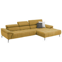 SEDEŽNA GARNITURA, šenilja barve karija  - barve karija, Moderno, tekstil (329/190cm) - Beldomo Style