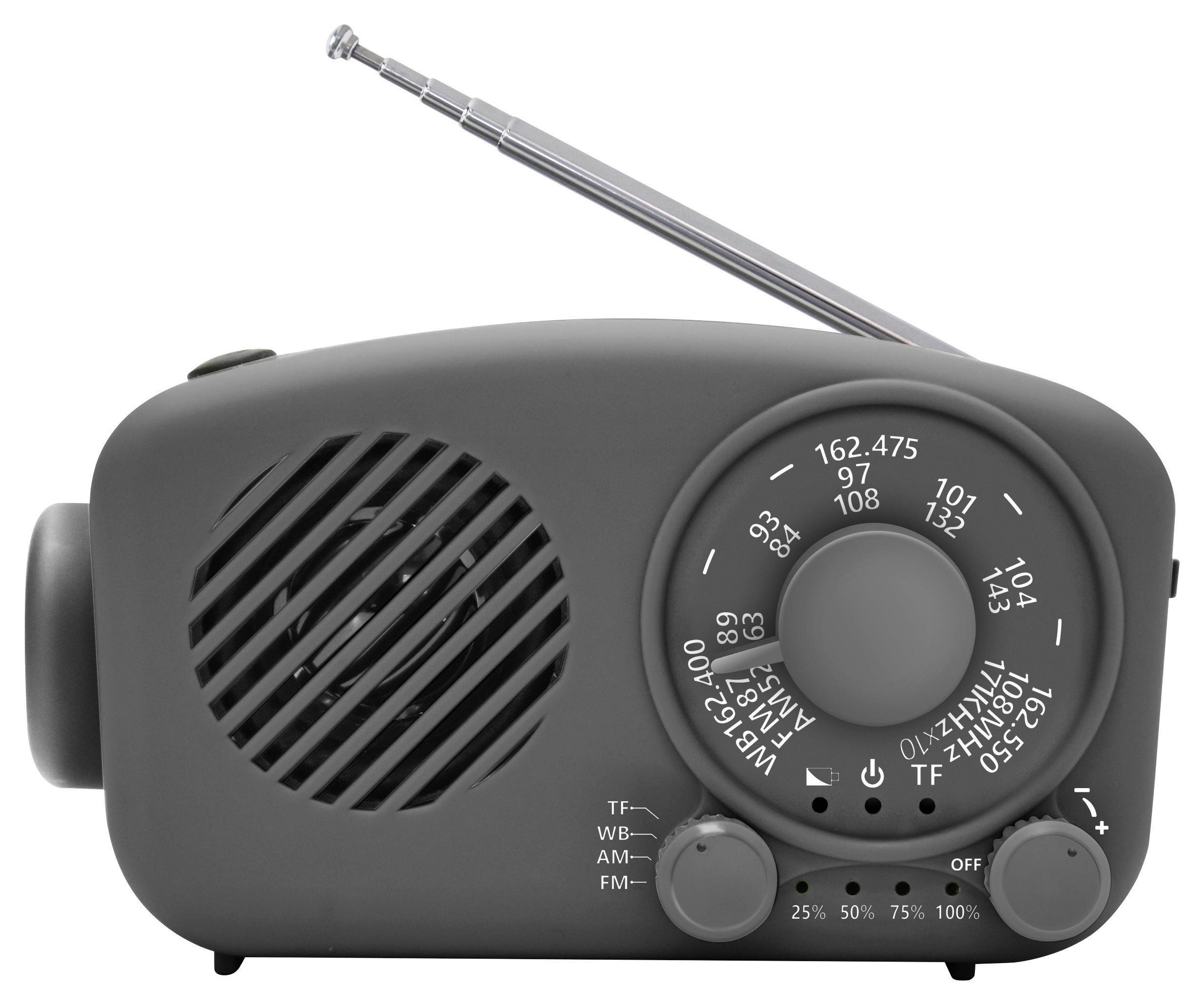 RADIO NABO EMERGENCY ONE - Schwarz, KONVENTIONELL, Kunststoff/Metall (11,7/6,7/6,6cm) - Nabo