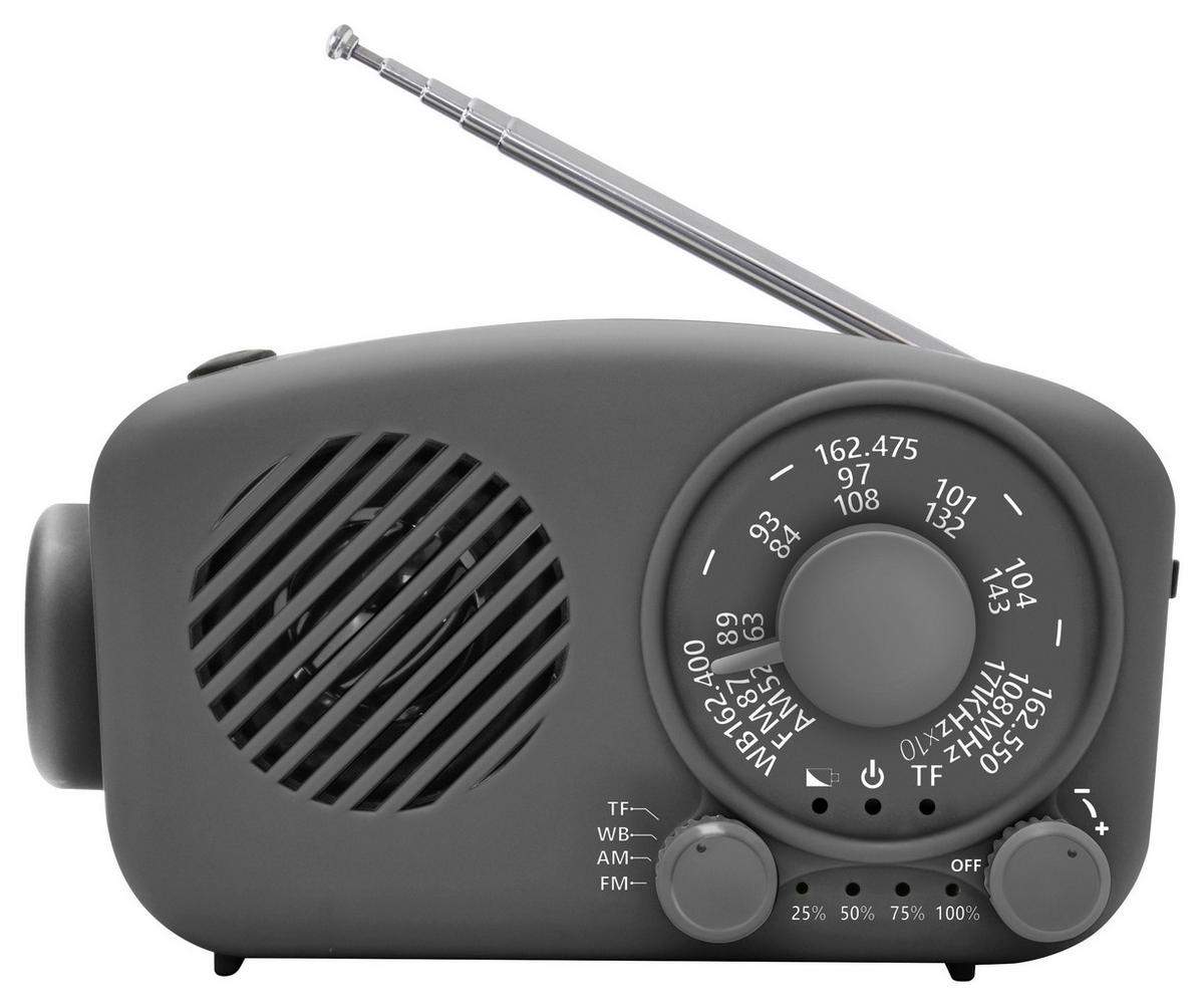 RADIO NABO EMERGENCY ONE - Schwarz, KONVENTIONELL, Kunststoff/Metall (11,7/6,7/6,6cm) - Nabo