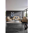 2-SITZER-SOFA in Leder Beige  - Beige/Schwarz, Design, Leder/Metall (176/105/98cm) - Emilio Belluti