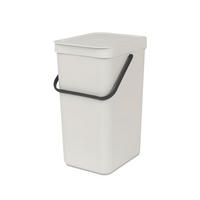 ABFALLEIMER SORT & GO 16 L  - Hellgrau, Basics, Kunststoff (22/40.1/27.9cm) - Brabantia