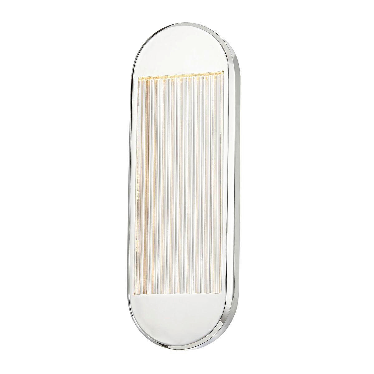LED-WANDLEUCHTE    - Nickelfarben, KONVENTIONELL, Glas/Metall (42,2/14,2/11,4cm) - Elstead Lighting