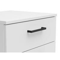 KOMÓD 45/83/40 cm  - fekete/antracit, Modern, műanyag/faalapú anyag (45/83/40cm) - Carryhome