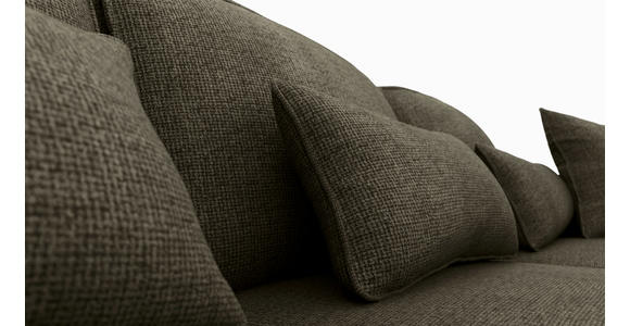 ECKSOFA Olivgrün Chenille  - Olivgrün/Grau, KONVENTIONELL, Kunststoff/Textil (293/205cm) - Carryhome