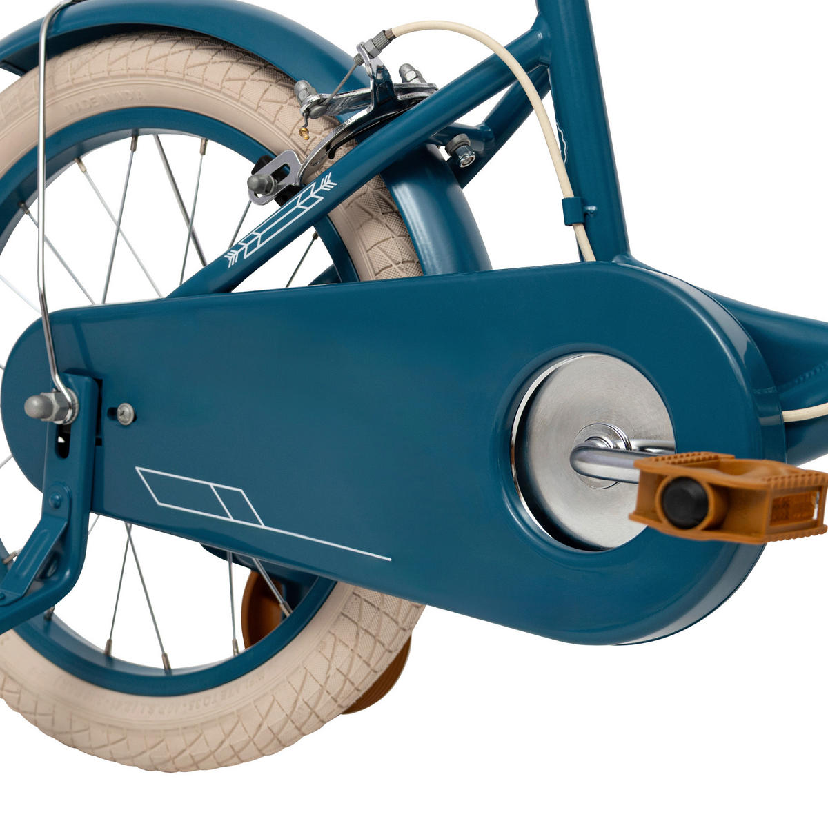 KINDERFAHRRAD 16 Zoll  - Türkis, Basics, Metall (47/71,5/110,5cm)