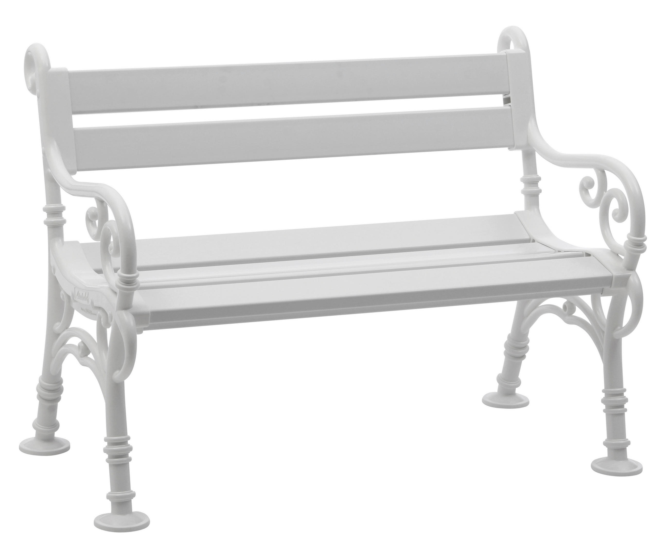 GARTENBANK 115/85/60 cm   - Weiß, Basics, Kunststoff (115/85/60cm) - Modante