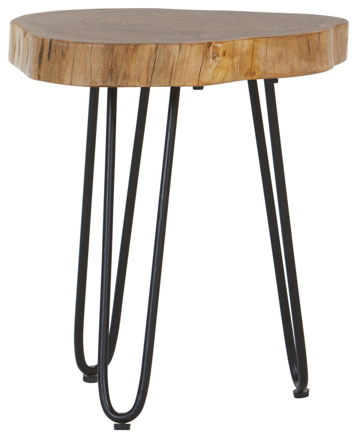 ODKLÁDACÍ STOLEK, akácie, černá, barvy akácie - černá/barvy akácie, Design, kov/dřevo (40/40/45cm) - Landscape