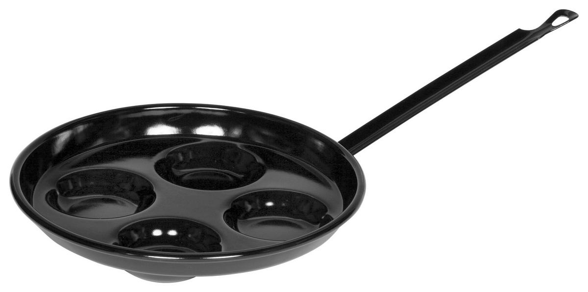 Spiegeleipfanne  - Schwarz, Basics, Metall (26/4,2cm) - Riess