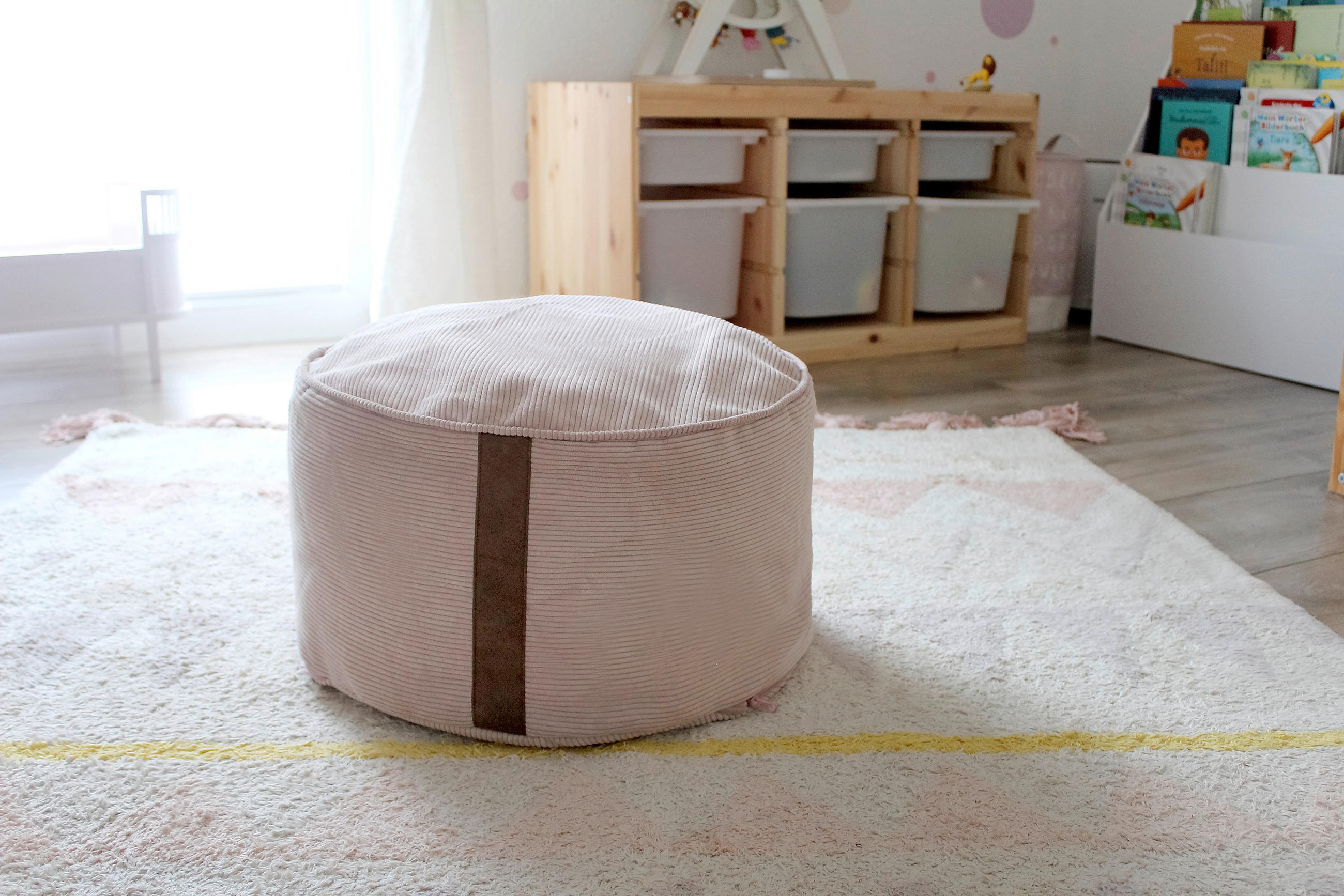 SITZSACK Cord Uni 50 L  - Rosa, Basics, Textil (50/25/50cm) - Xora