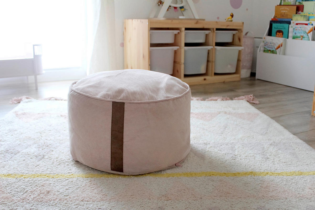 SITZSACK Cord Uni 50 L  - Rosa, Basics, Textil (50/25/50cm) - Xora