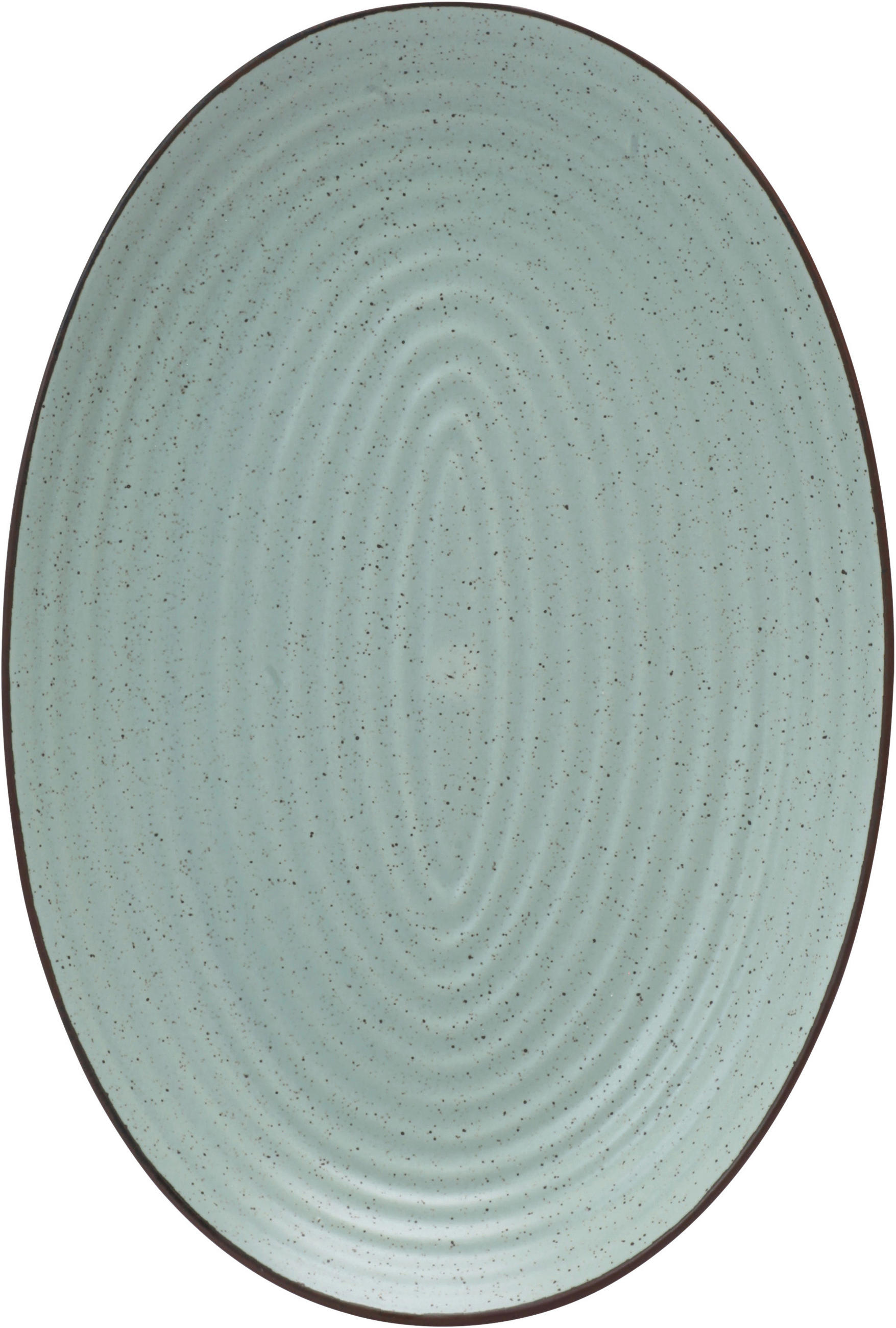 SERVIERPLATTE  21/31 cm   - Grün, Design, Keramik (21/31cm) - Landscape