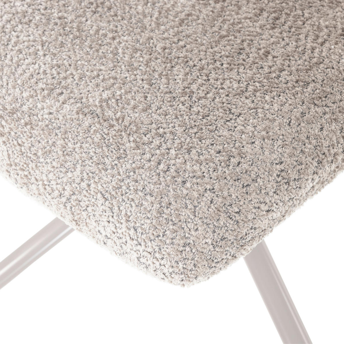 SESSEL in Webstoff Grau  - Grau, MODERN, Textil/Metall (73/82/62cm) - Livetastic