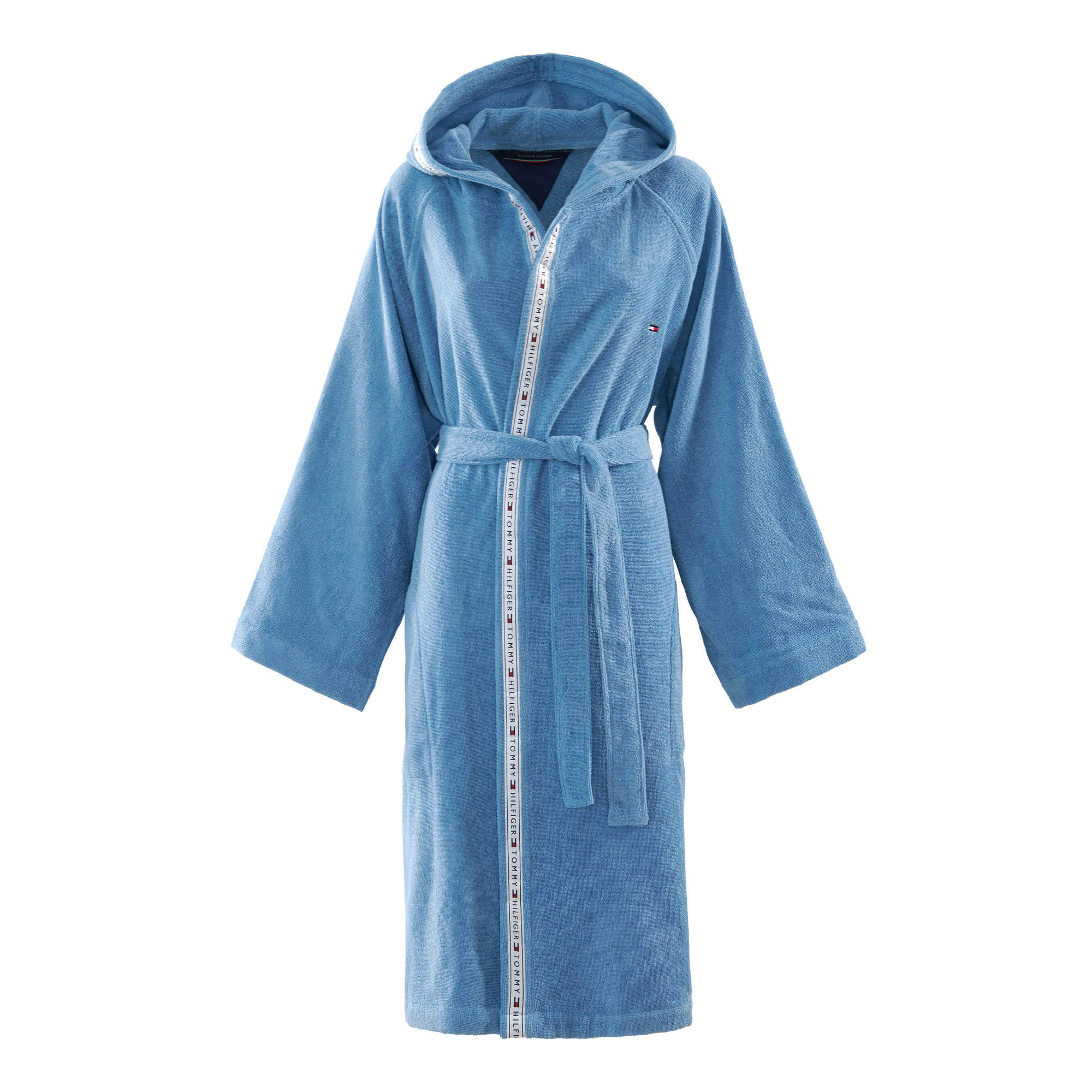 BADEMANTEL S Unisex  - Hellblau, Basics, Textil (Snull) - Tommy Hilfiger