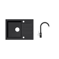 SET SUDOPERA I SLAVINE   66/44/20 cm         - crna, Basics, kamen (66/44/20cm)