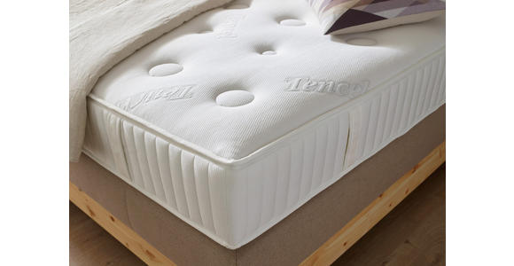BOXSPRINGBETT 180/200 cm in Beige - Beige, Natur, Holz/Textil (180/200cm) - Valnatura