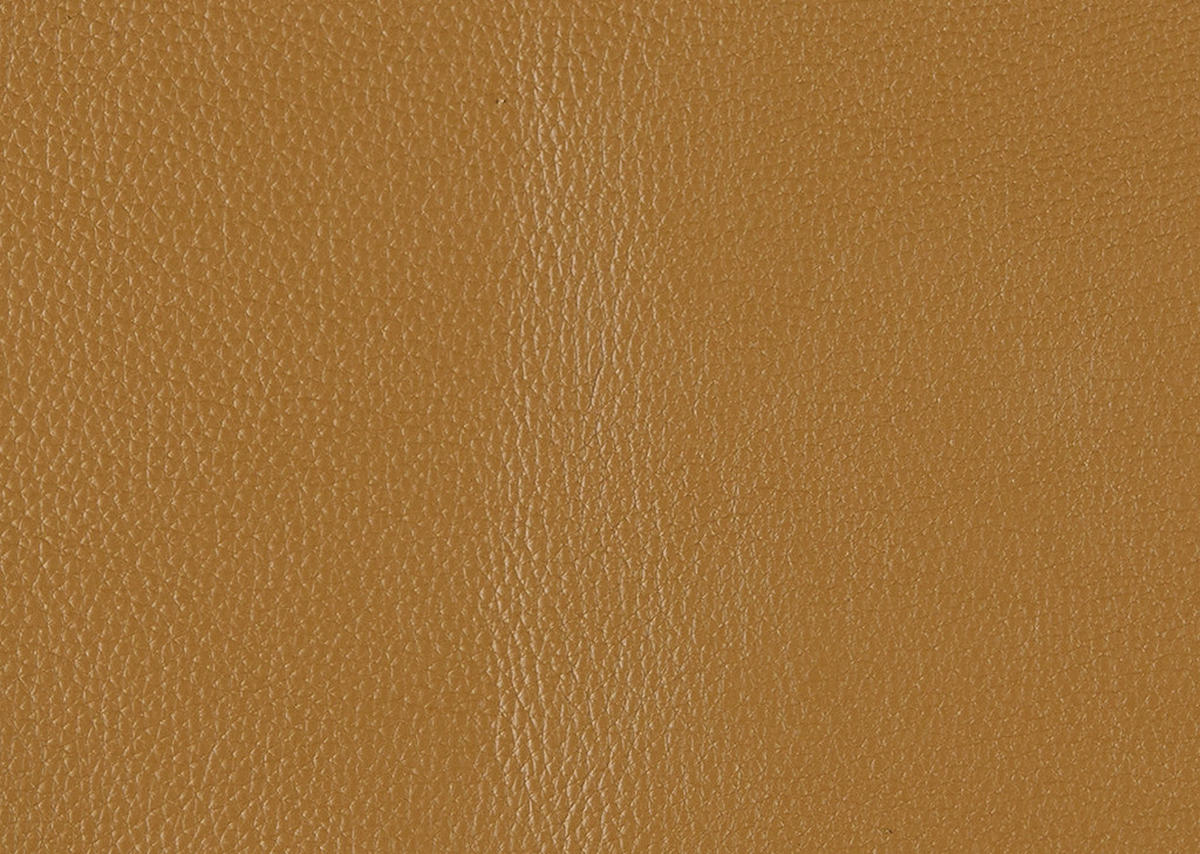 ECKSOFA in Echtleder Bernsteinfarben  - Beige/Bernsteinfarben, Design, Leder/Metall (169/252cm) - Koinor