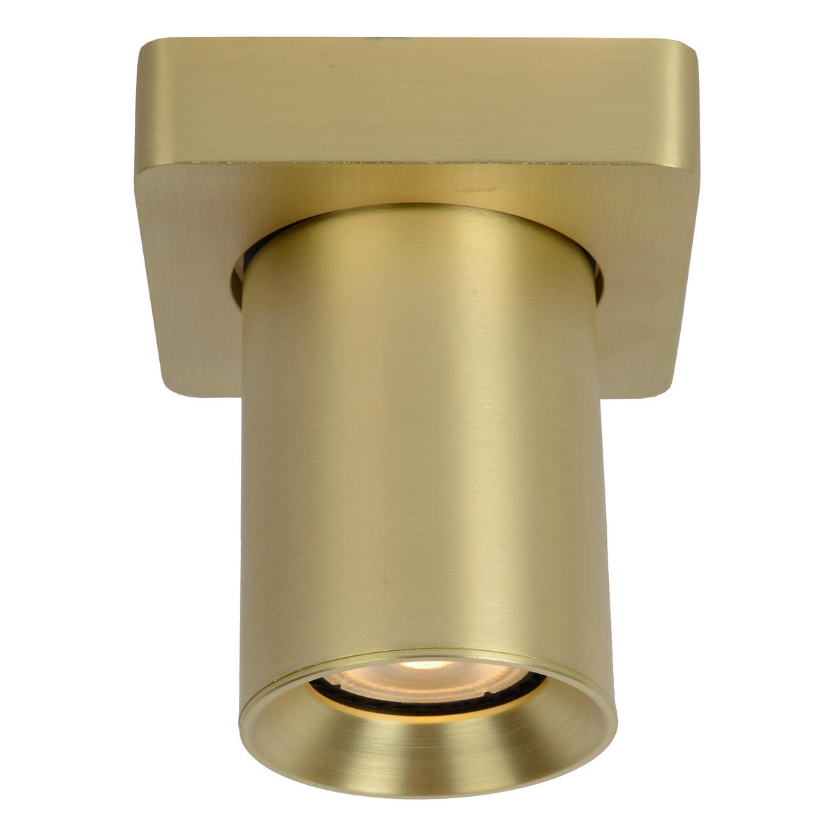 LED-STRAHLER - Messingfarben, Basics, Metall (10/10/11.5cm) - Lucide