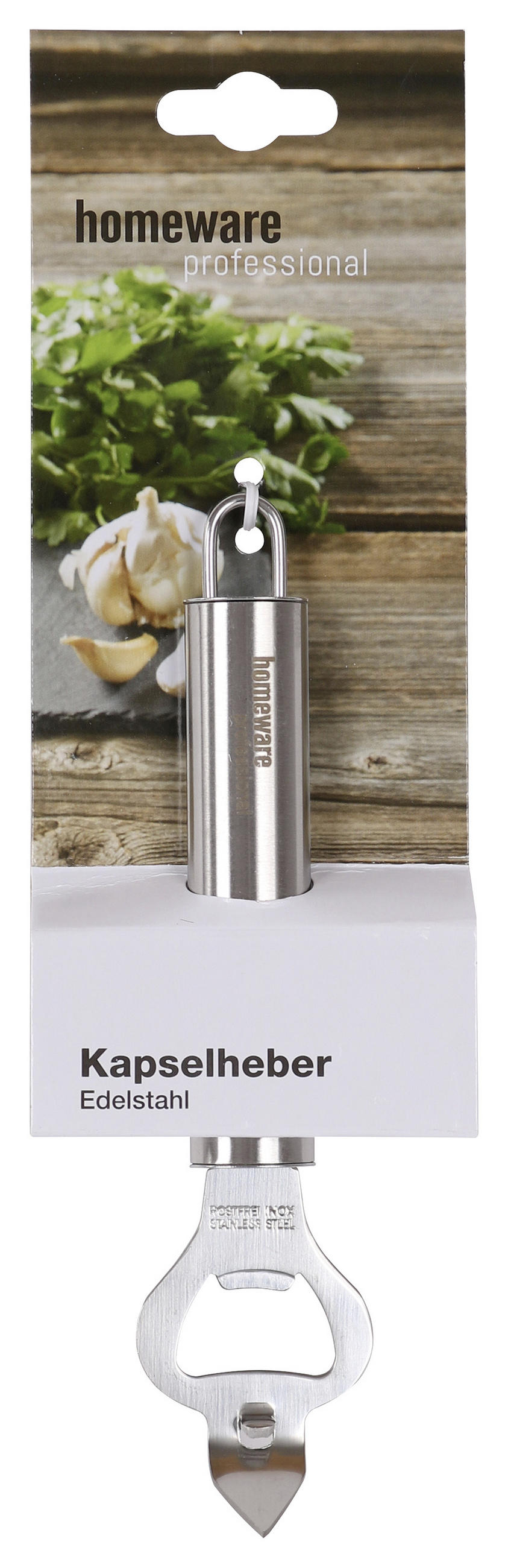 DESFĂCĂTOR UNIVERSAL DE STICL - culoare inox, Basics, metal (18cm) - Homeware Profession.