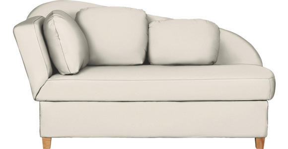 LIEGE  in Chenille, Flachgewebe Creme  - Creme, LIFESTYLE, Holz/Textil (85/97/180cm) - Novel