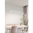 LED-HÄNGELEUCHTE Brownsville 100/22/120 cm  - Sandfarben, Design, Kunststoff/Metall (100/22/120cm) - Novel