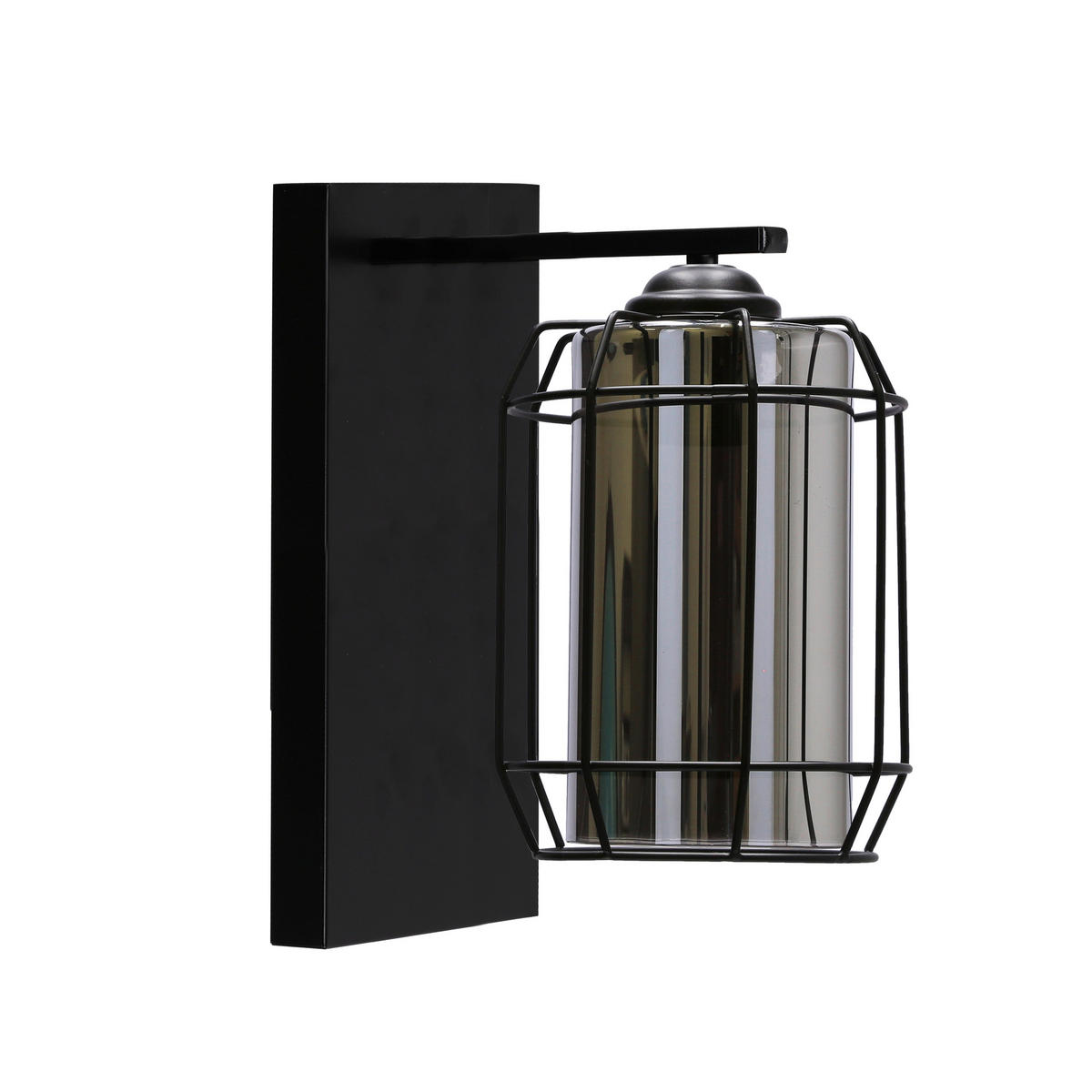 WANDLEUCHTE Jonera 25/15/25 cm   - Schwarz, KONVENTIONELL, Metall (25/15/25cm)