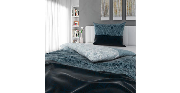 BETTWÄSCHE Satin 140/200 cm  - Blau, KONVENTIONELL, Textil (140/200cm) - Esposa